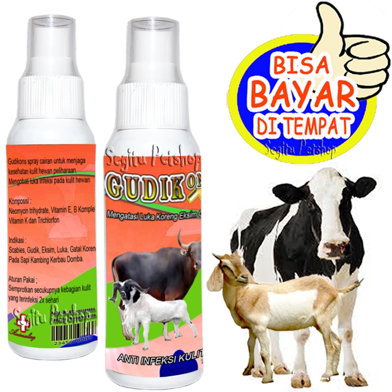 Jual Obat Koreng Jamur Sapi Kambing Kerbau Domba Sakit Luka Cacar Gudik