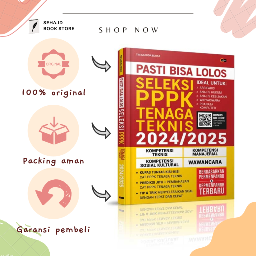 Jual Buku Pasti Bisa Lolos Seleksi Pppk Tenaga Teknis