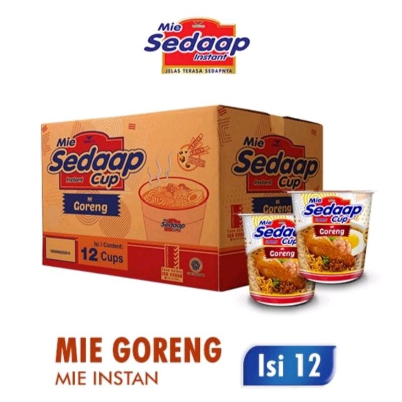 Jual Mie Sedap Cup All Varian Rasa Dus Isi Pcs Shopee Indonesia