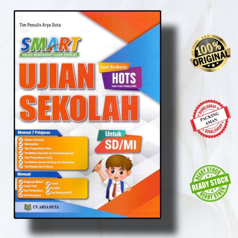 Jual Smart Buku Persiapan Ujian Sekolah Untuk Sd Mi Kelas