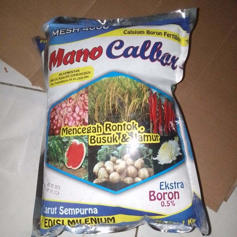 Jual Pupuk Mano Calbor Calcium Boron Kg Shopee Indonesia