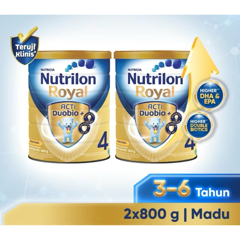 Jual Nutrilon Royal 3 Dan 4 Rasa Vanila Madu 1800gr Shopee Indonesia