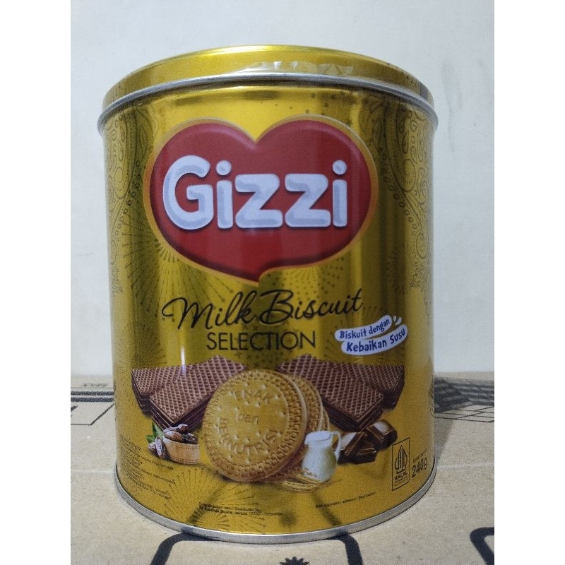 Jual Gizzi Milk Biscuit Selection Biskuit Kaleng Gizzi Gr