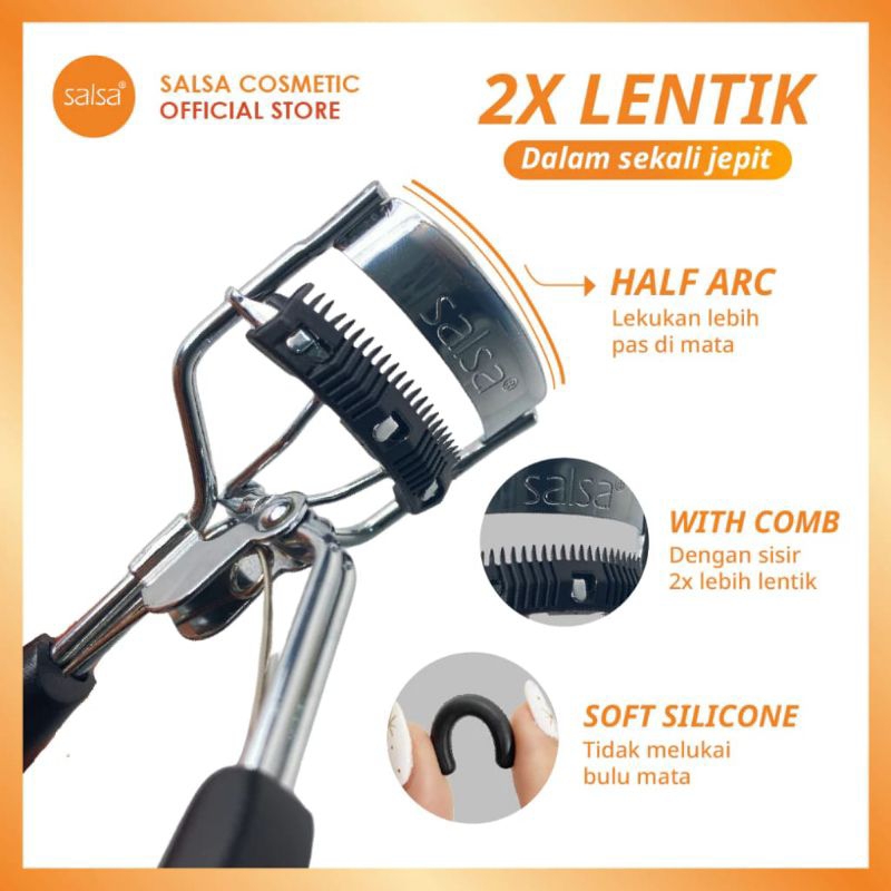 Jual SALSA VINYLASH PRO EYELASH CURLER PENJEPIT BULU MATA Dengan