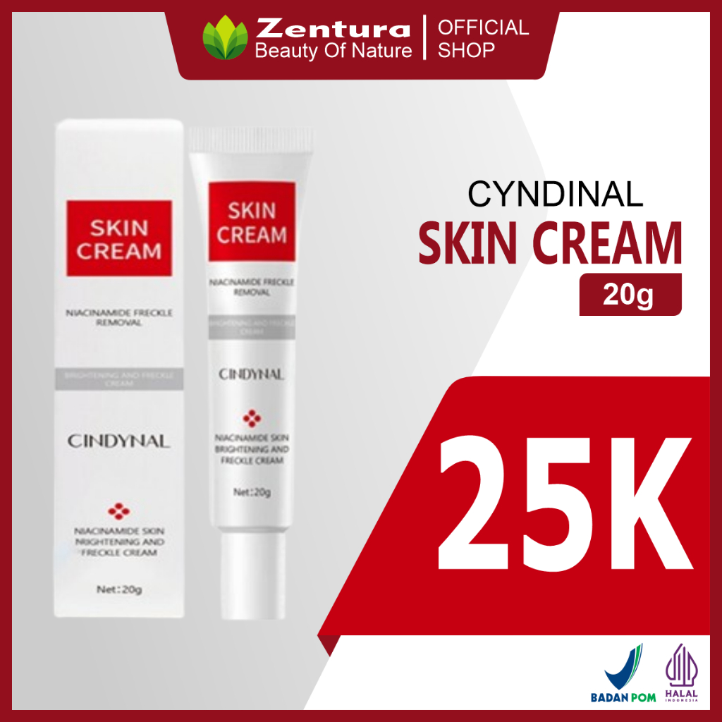 Jual Cindynal Skin Cream Whitening Cream Flek Hitam Krim Pemutih Wajah