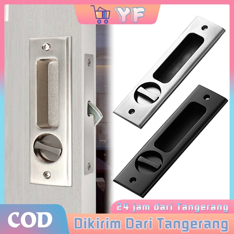 Jual Handle Kunci Pintu Sliding Set Paduan Seng Kunci Pintu Sliding