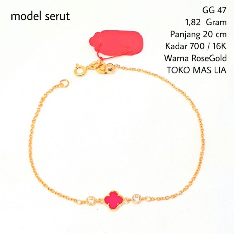 Jual Gelang Tangan Emas Asli Kadar K Toko Mas Lia Gold Bekasi