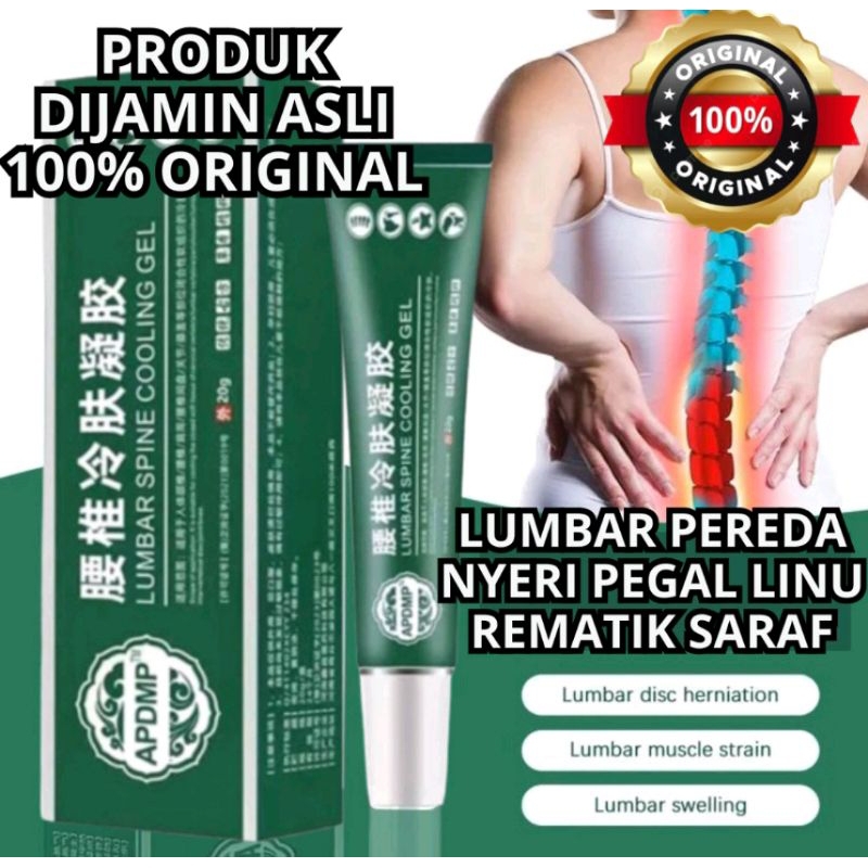 Jual Lumbar Spine Cooling Gel Pereda Nyeri Sendi Rematik Pegal Linu