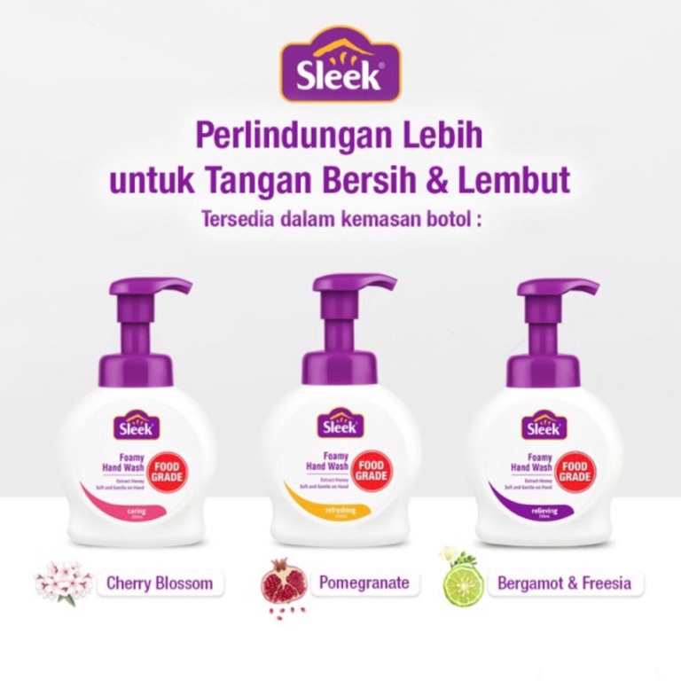 Jual Cuma Sehari Sleek Foamy Hand Wash Botol Pump Ml Sabun Cuci