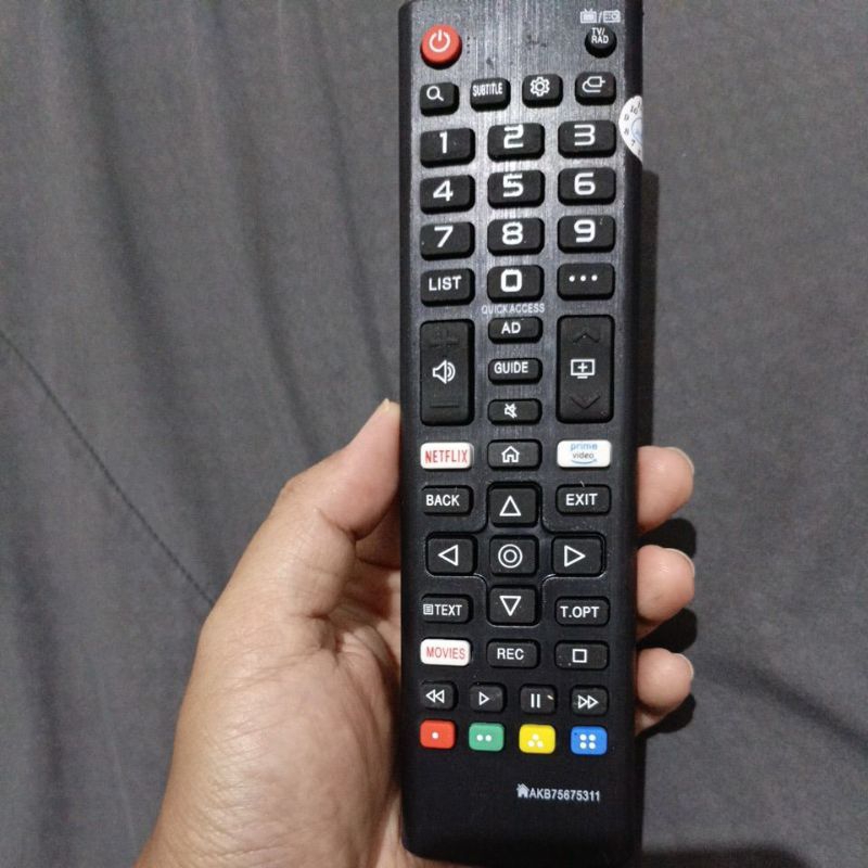 Jual Remote Tv LG Smart Tv LED Akb75675311 Tanpa Setting Shopee Indonesia