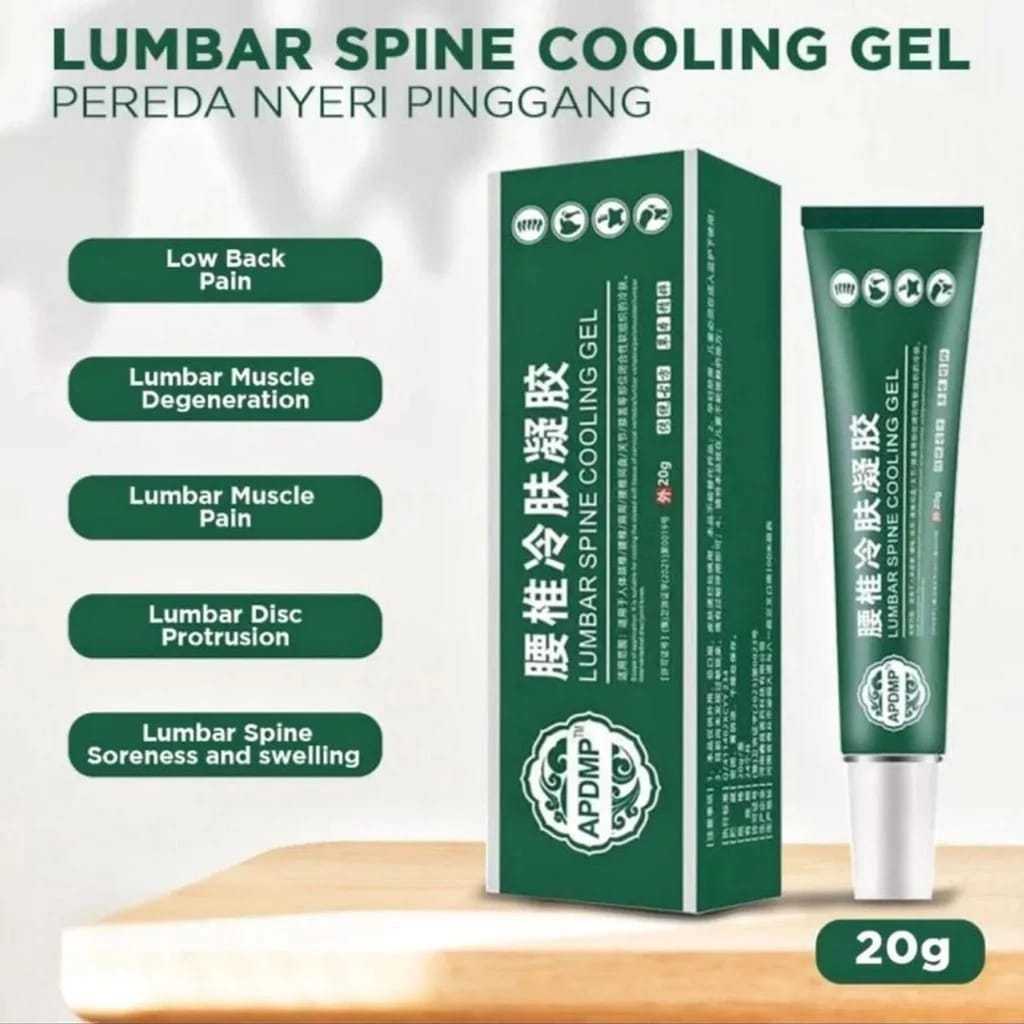 Jual Apdmp Lumbar Spine Cooling Gel Pereda Sakit Pinggang Krim Pereda