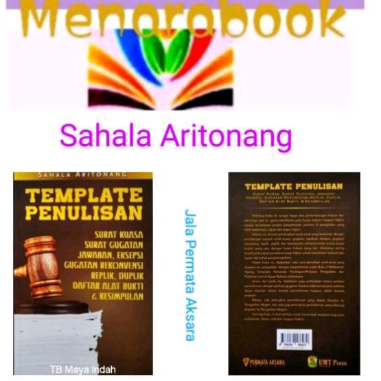 Jual Template Penulisan Surat Kuasa Surat Gugatan Sahala Aritonang