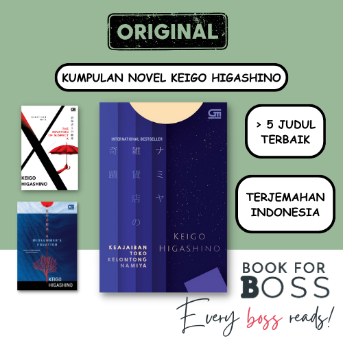 Jual Kumpulan Novel Keigo Higashino Angsa Dan Kelelawar Black Showman