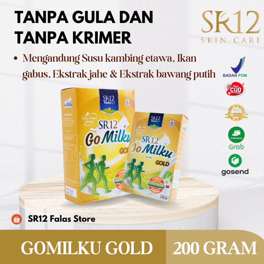 Jual GoMilku Gold By SR12 Go Milku Gold Susu Kambing Khusus Lansia