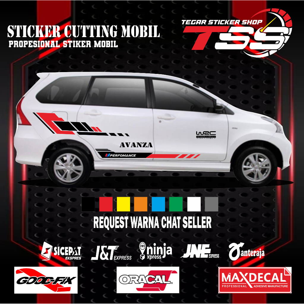 Jual Sticker Mobil Keren Sticker Mobil Toyota Avanza Sticker Lis Mobil