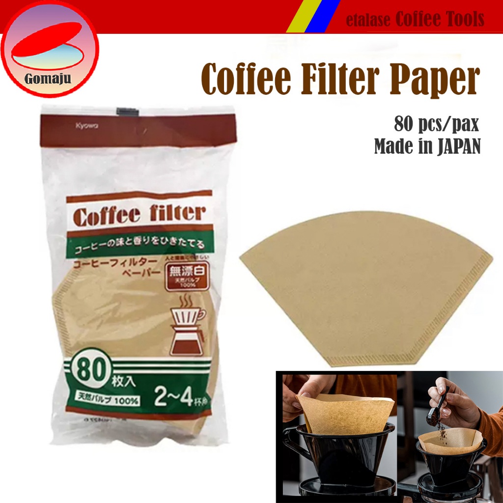 Jual Japan Kyowa Coffee Filter Paper Flat Bottom Saringan Kopi Kertas