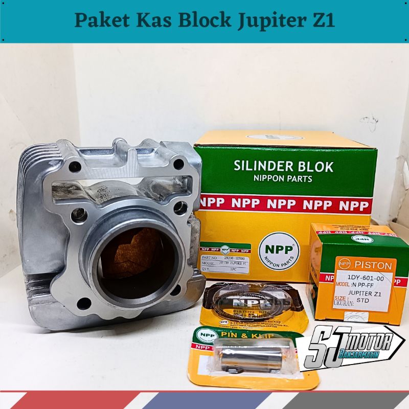 Jual Paket Kas Block Piston Set NPP Jupiter Z1 Z One Force F1 Injeksi