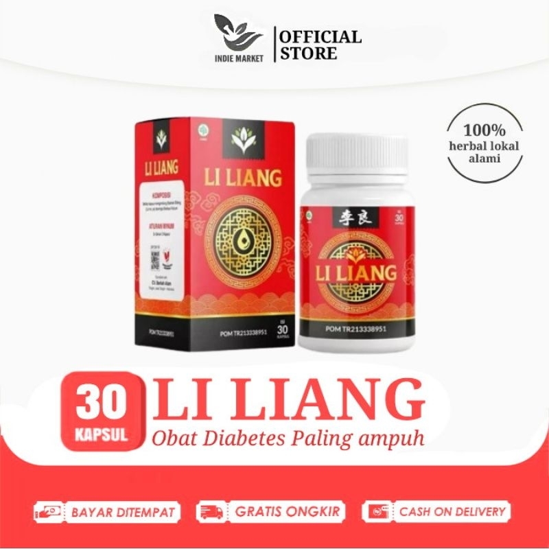 Jual Li Liang Obat Diabetes Gula Darah Kapsul Herbal Original