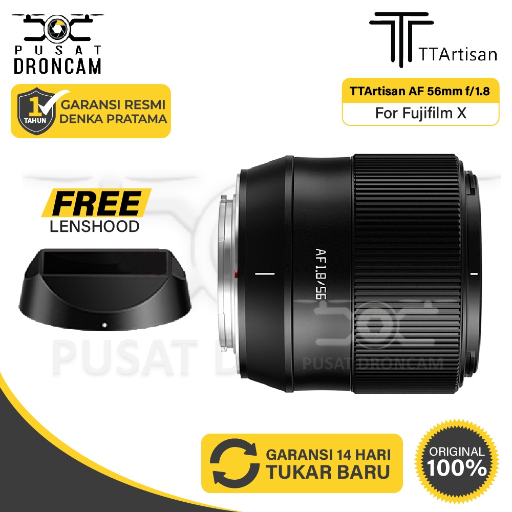 Jual TTartisan AF 56mm F1 8 For Fujifilm X Mount TT Artisan 56 Mm F 1 8