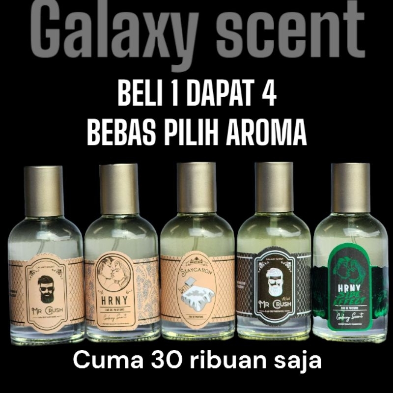 Jual BELI 1 DAPAT 4 PARFUM MR CRUSH HRNY STAYCATION TERLARIS