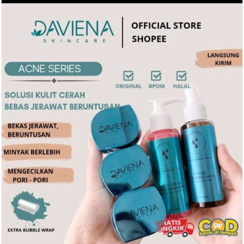 Jual Daviena Skincare Acne Series Shopee Indonesia