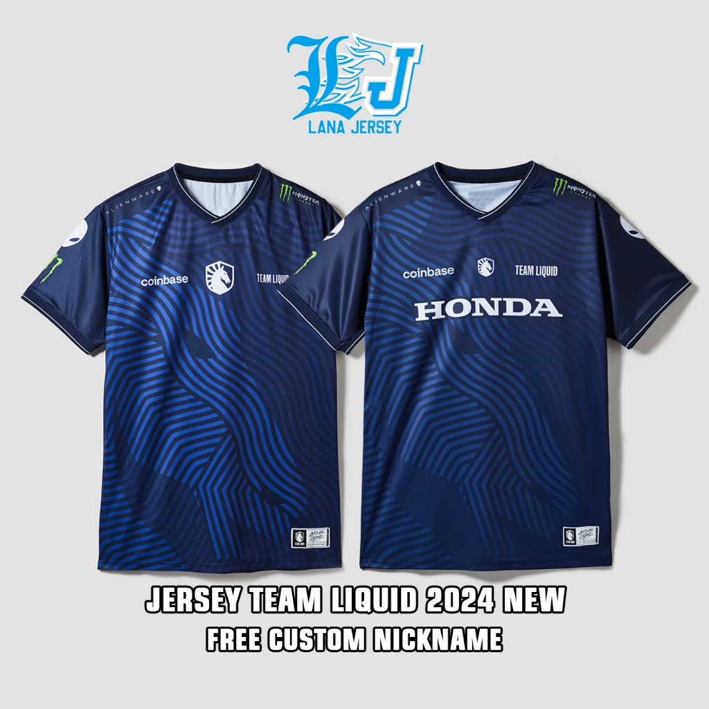 Jual Jersey Gaming Team Liquid New Game Dota Csgo Lol Free