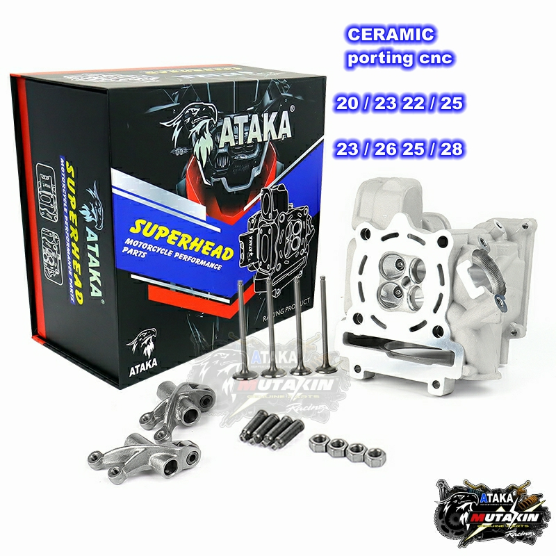 Jual Ataka Racing Super Head Ceramic Porting Cnc