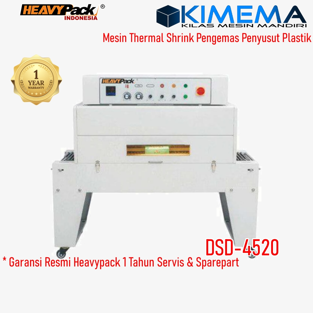 Jual Mesin Penyusut Plastik Kemasan Thermal Shrink HEAVYPACK DSD 4520