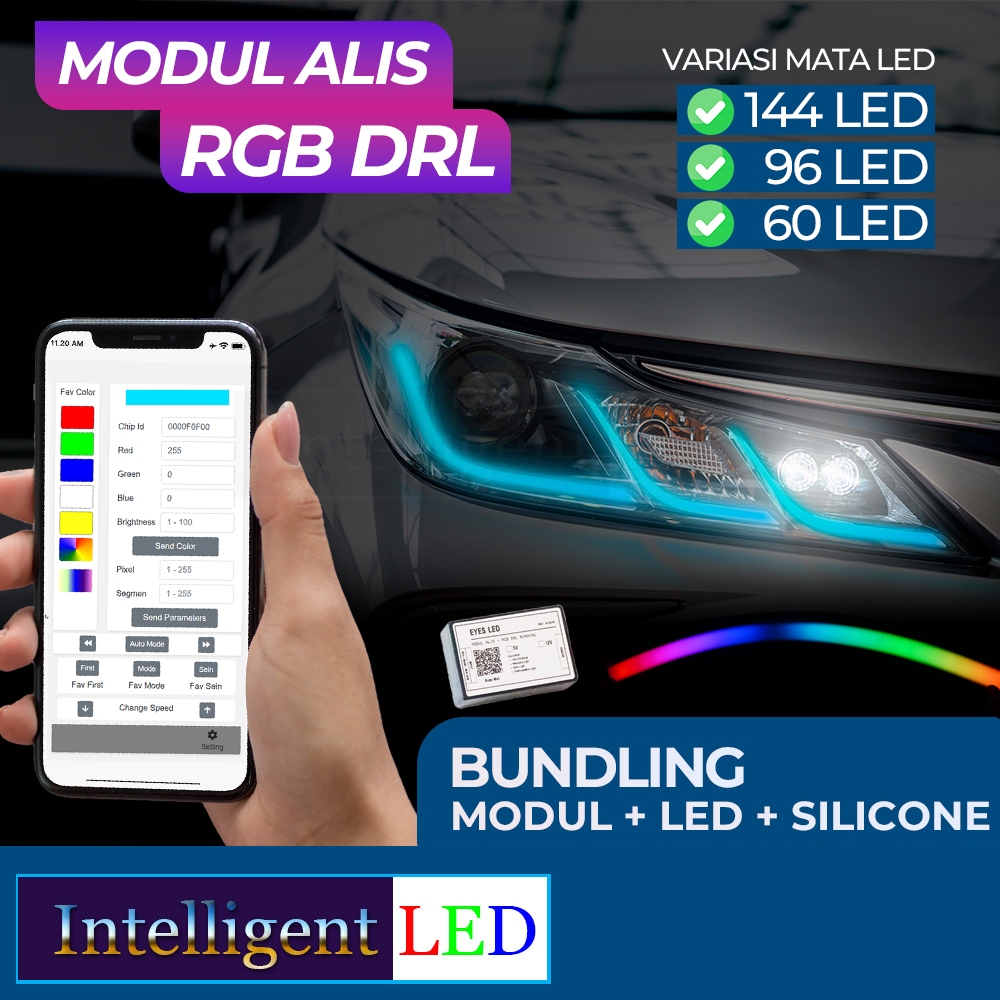 Jual Lampu Rgb Modul Alis V Drl Running Welcome Light Dan Sein Mobil