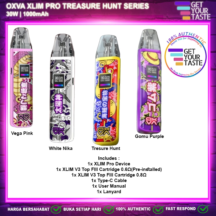 Jual Oxva Xlim Pro Treasure Hunt Series New Color W Mah Pod Kit