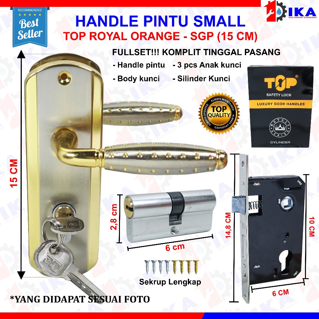 Jual Gagang Pintu Hitam Kunci Pintu Rumah Kecil Black Doff Cm Set