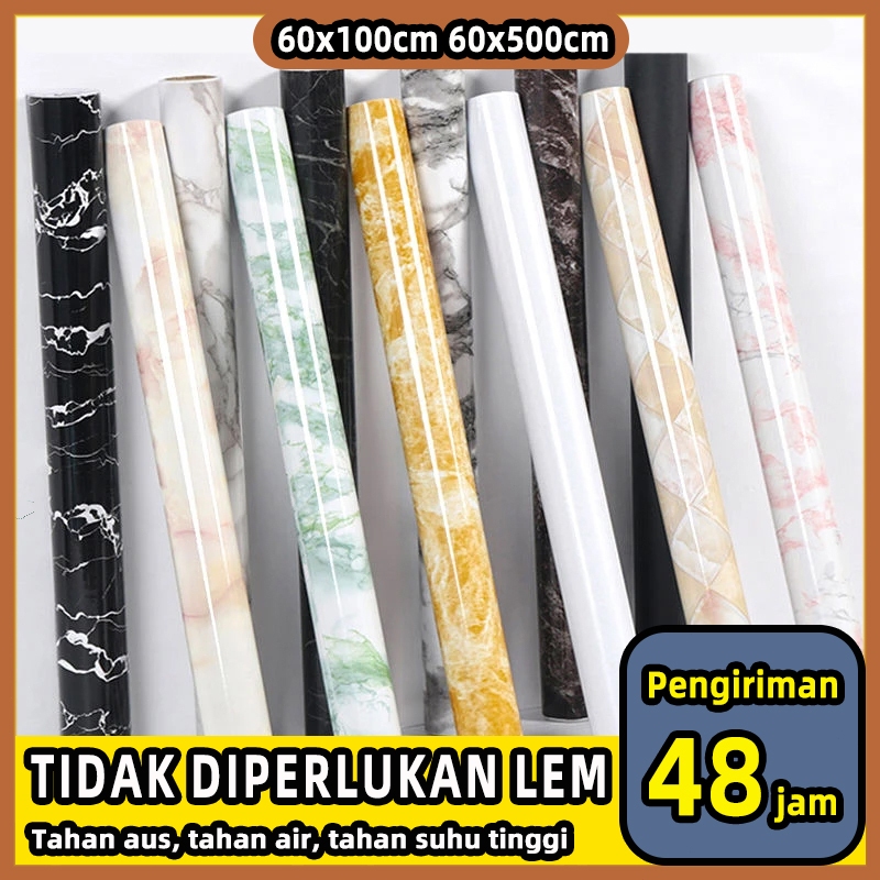 Jual Stiker Anti Air Dan Minyak Wallpaper Dapur Aesthetic Motif Stiker