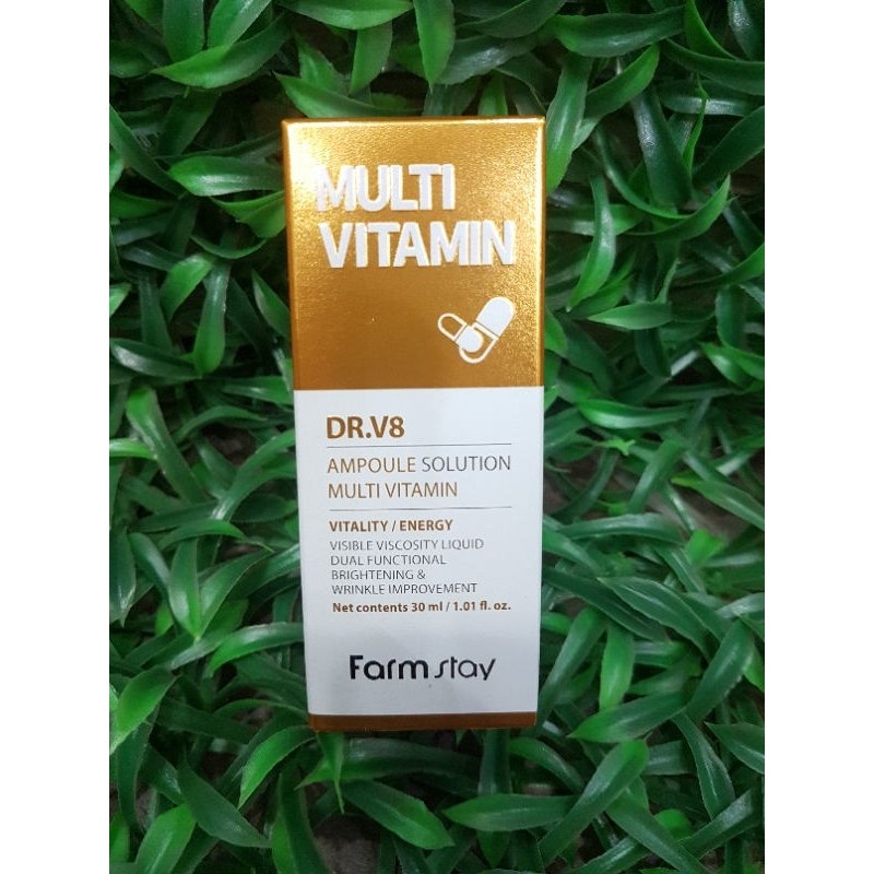 Jual Farmstay DR V8 Ampoule Solution Multi Vitamin 30ml Shopee Indonesia