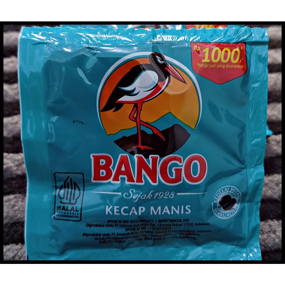 Jual Kecap Manis BANGO 25g Isi 12 Sachet Renceng Shopee Indonesia