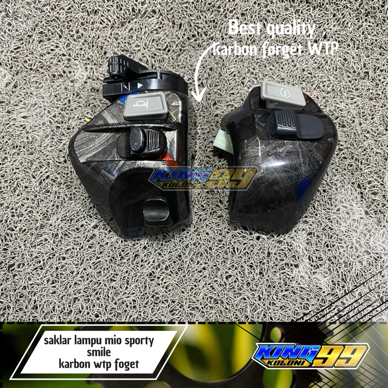 Jual Saklar Lampu Kanan Kiri Mio Sporty Smile Jupiter Mx Modif Karbon