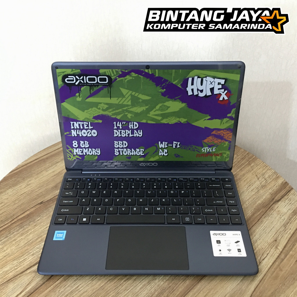 Jual Laptop Axioo Hype X Intel Celeron N4020 8GB 256GB SSD 14 HD