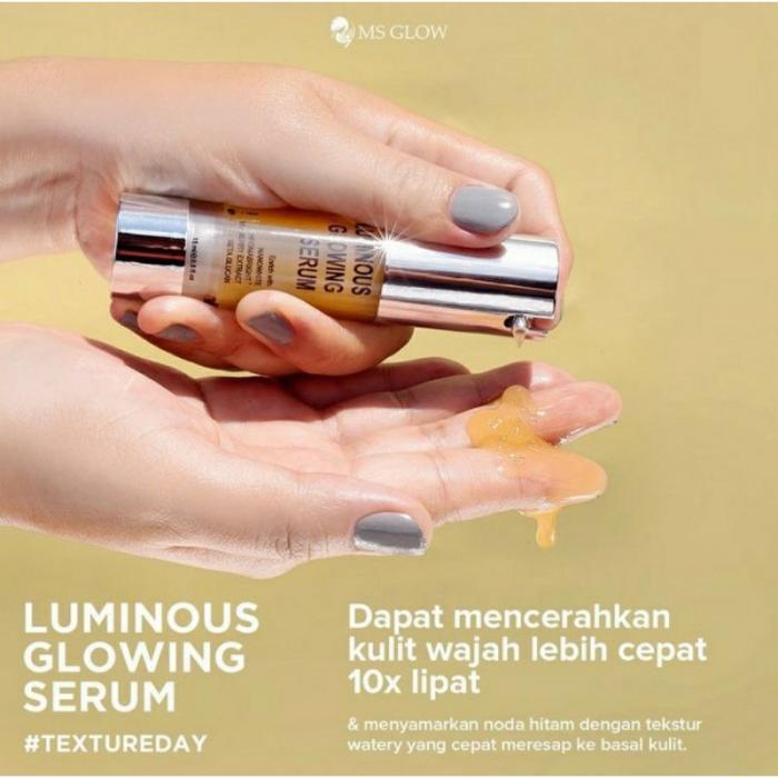 Jual MS GLOW LUMINOUS GLOWING SERUM ORIGINAL SERUM LIFTING MS GLOW