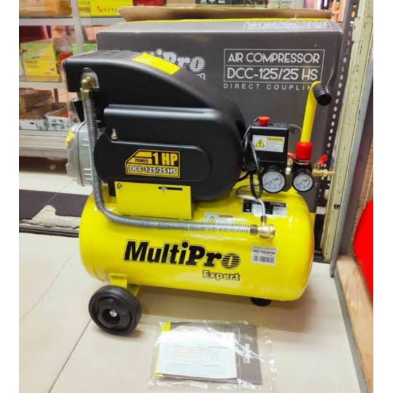 Jual Kompresor Multipro DCC 125 25 HS Mesin Compresor Pompa Angin 1 HP