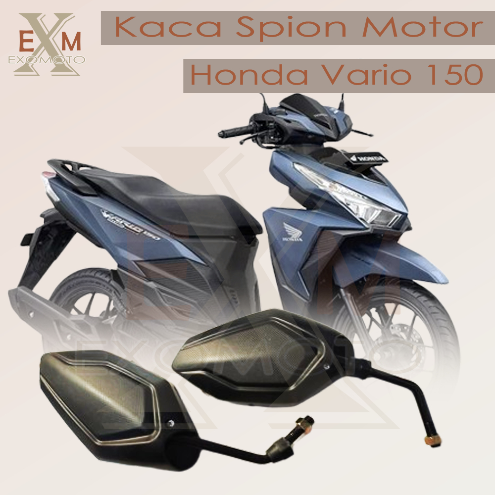 Jual Spion Vario Standar Gagang Hitam Honda Universal Exomoto