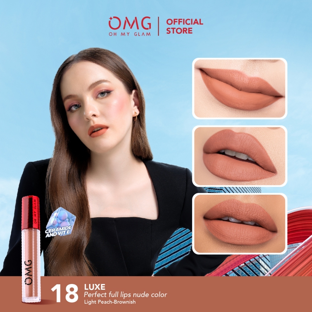 Jual Omg Oh My Glam Matte Kiss Lip Cream G Socialite Edition