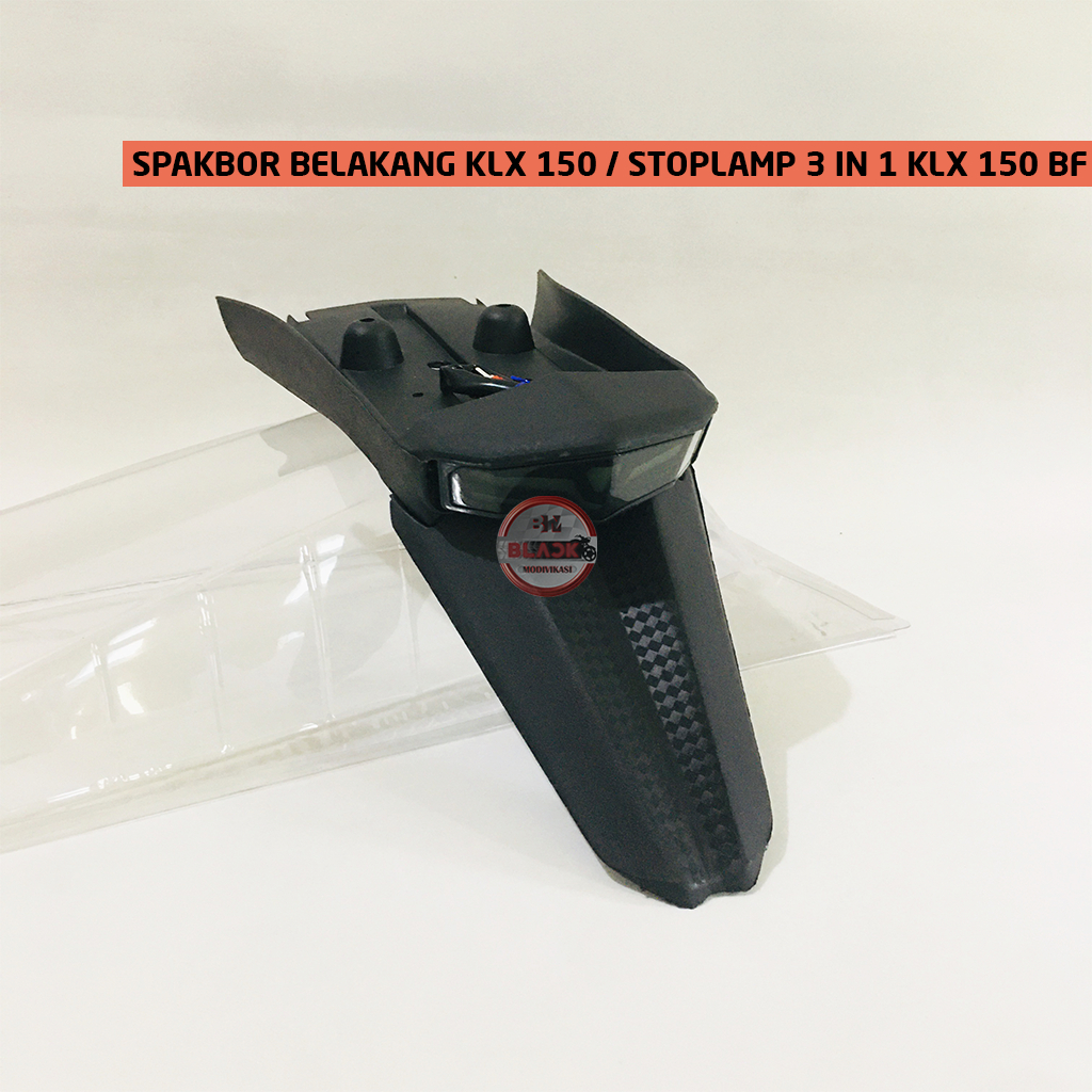 Jual Spakbor Belakang Trail KLX 150 Stoplamp 3 IN 1 Model Transformer