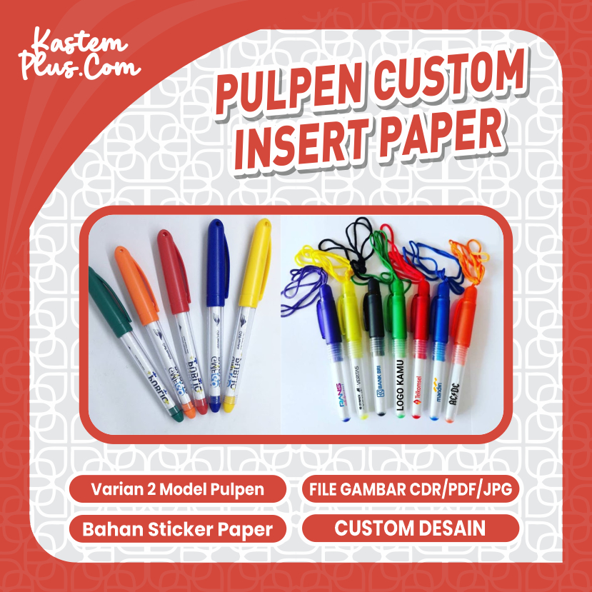 Jual Pulpen Custom Logo Bolpoin Custom Tulisan Ballpoint Pen Custom