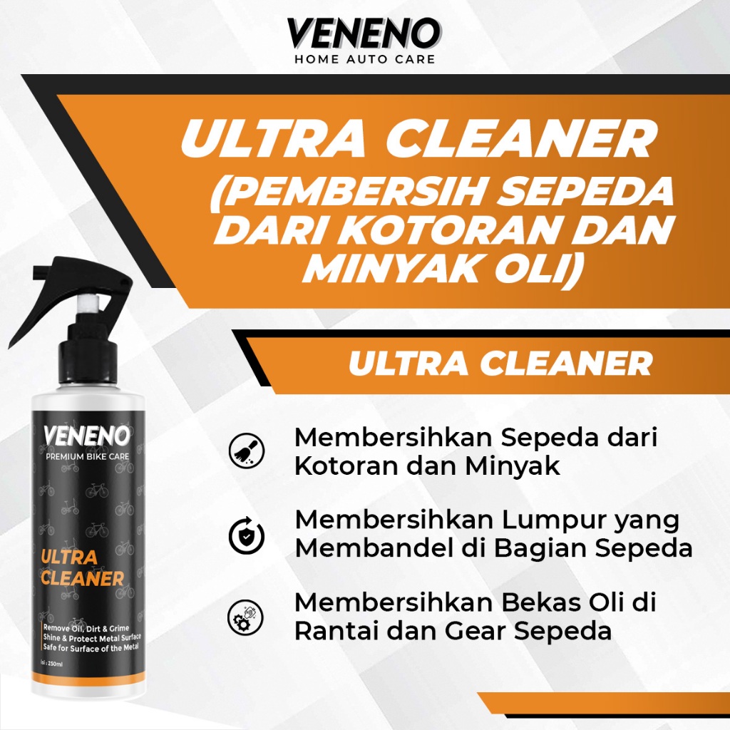 Jual Veneno Ultra Cleaner Pembersih Kotoran Oli Aspal Lumpur Pada