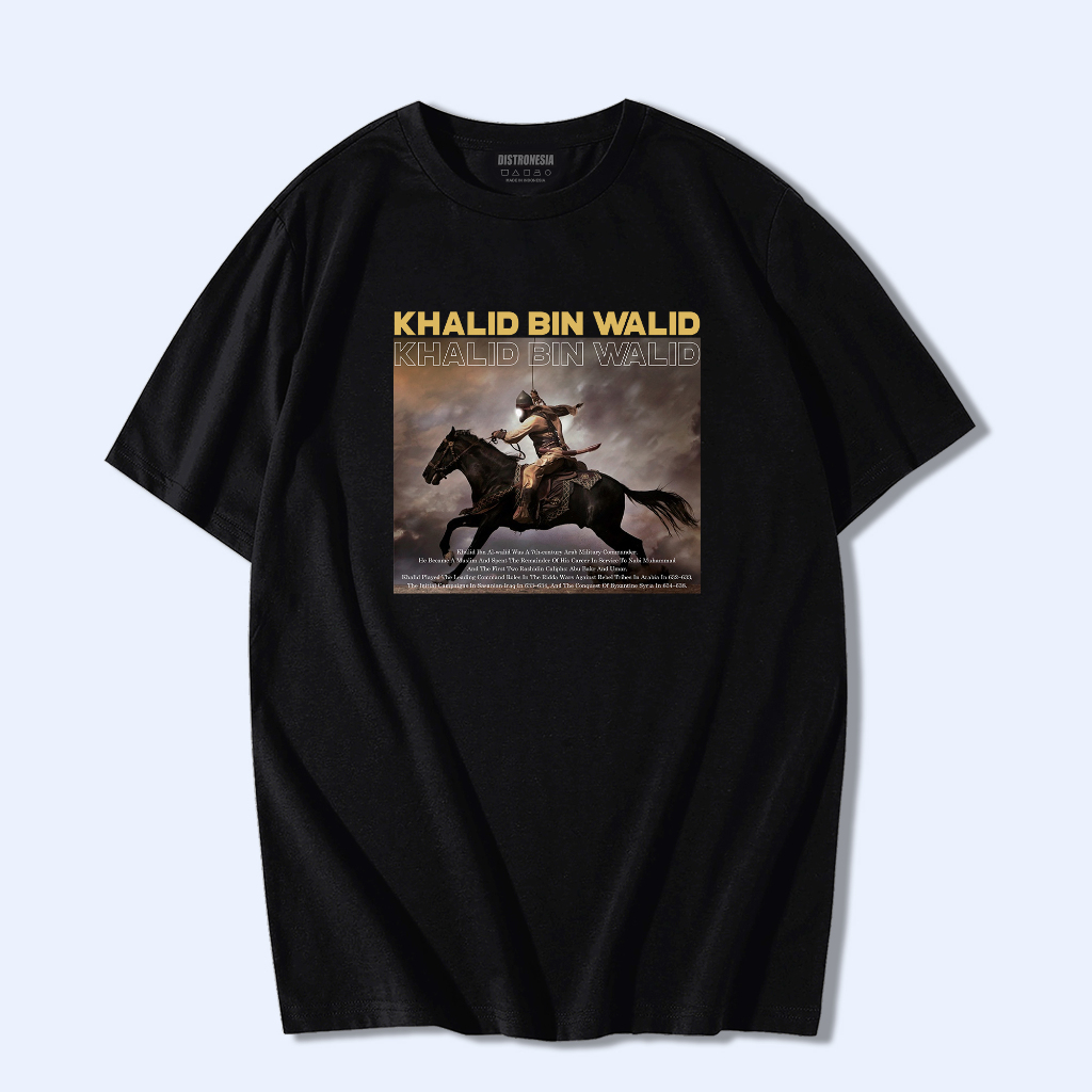 Jual Kaos Khalid Bin Walid Premium Panglima Islam Shopee Indonesia