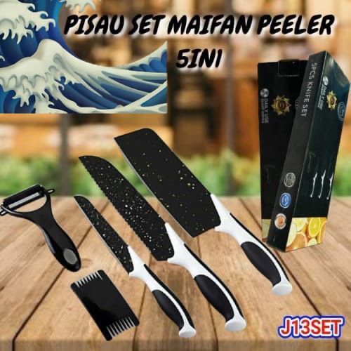 Jual OM Pisau Dapur J13 Pisau Isi 5pcs PISAU DAPUR KERAMIK SET 5