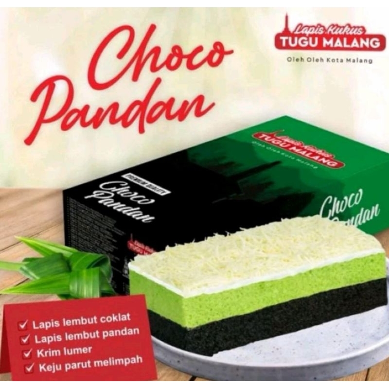 Jual Roti Kukus Lapis Choco Pandan Kukus Lapis Tugu Malang Shopee