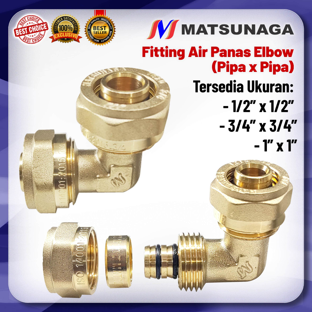 Jual Fitting Elbow Pipa Matsunaga Fitting L Pipa Air Panas Water