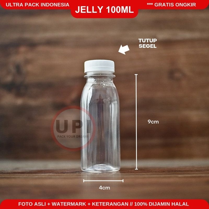 Jual PREMIUM BOTOL JELLY 100ML TUTUP ULIR SEGEL Shopee Indonesia