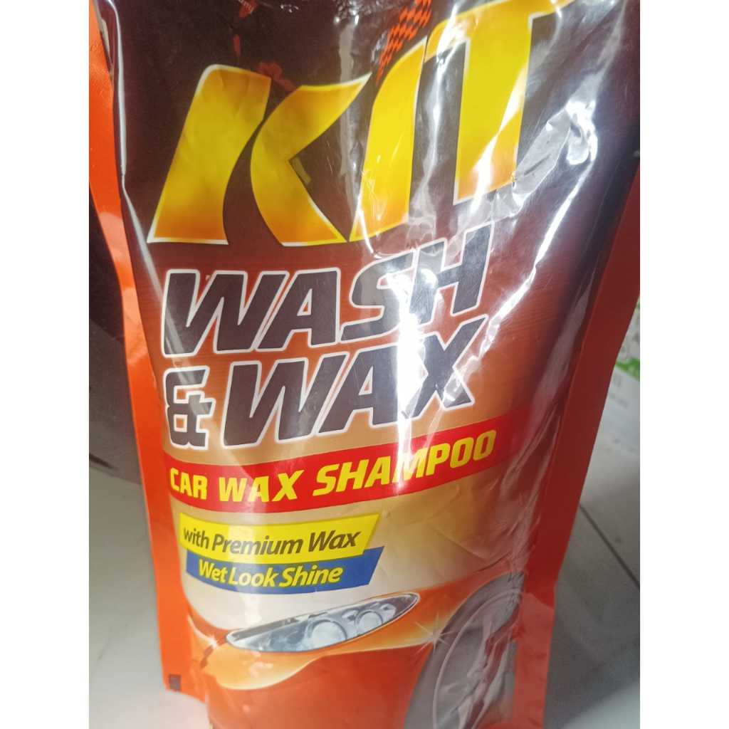 Jual KIT Car Wash Wax Pouch 800mL Sabun Shampoo Cuci Mobil 800 ML