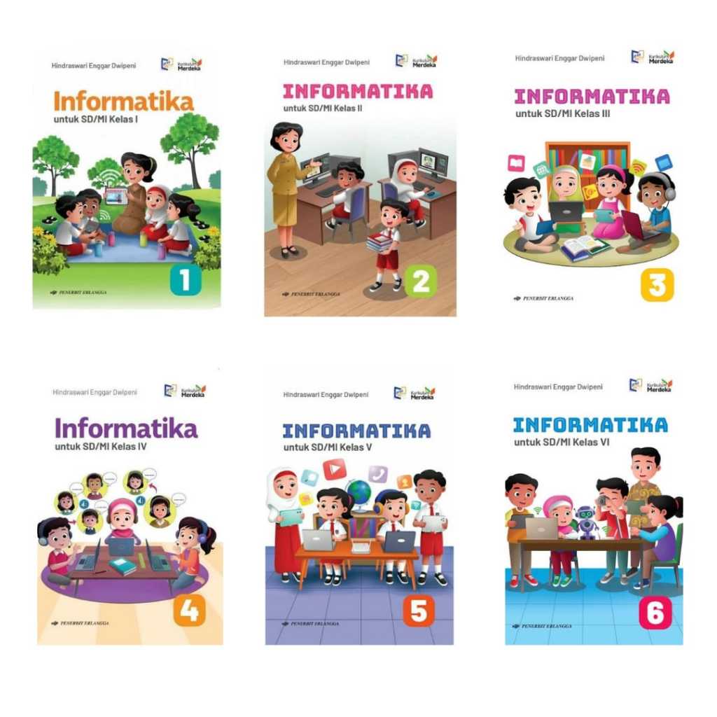 Jual Buku Informatika Untuk Sd Mi Kurikulum Merdeka Penerbit Erlangga